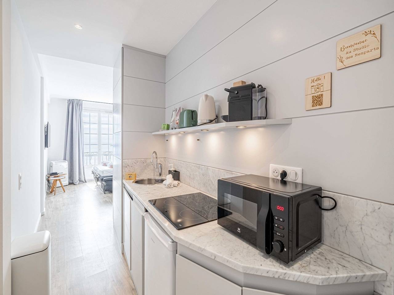 Geheel appartement, Charmant appartement - 1Bd/4P- zeezicht - Antibes Centre in Antibes, Middellandse Zeekust (Frankrijk)