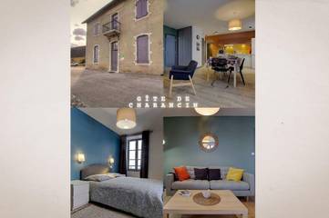 Gîte pour 6 personnes, avec terrasse dans Sutrieu