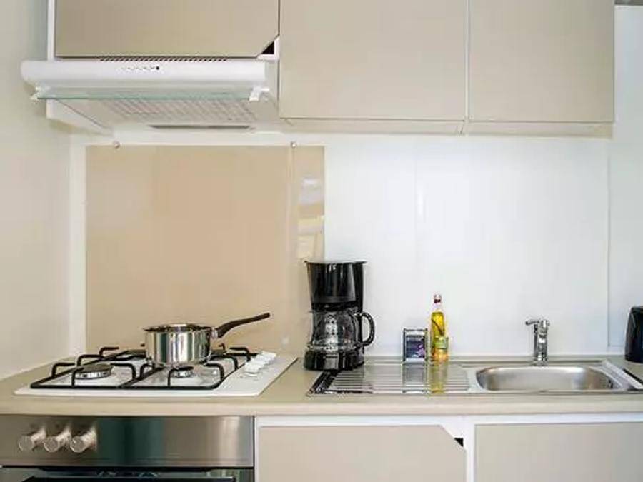 Camping Costa de Caparica - Mobilhome 6 personas - Confort | 3 Dormitorios | 6 Pers | Terraza elevada | Aire acondicionado in Halbinsel von Setúbal