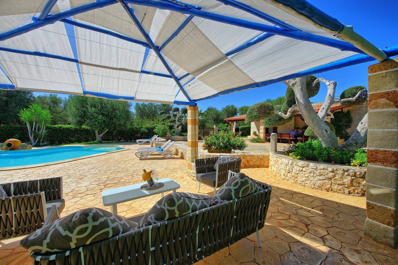 Villa für 4 Personen mit Pool in San Michele Salentino, Salento