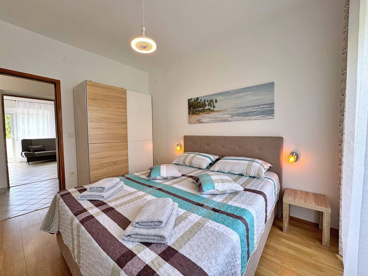 Ganze Wohnung, Apartment Nikolic - Balkon, ruhige Lage, Garten, Supermarkt in Silo (Krk), Krk