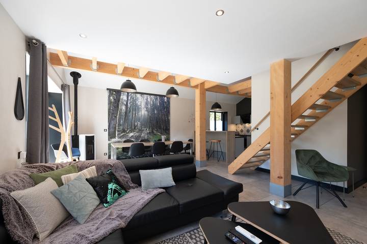 Gîte pour 8 personnes, avec jardin et sauna, adapté aux familles dans Grand Est - 4