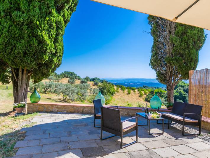 Ferienhaus für 4 Personen, mit Ausblick und Terrasse sowie Garten in San Gimignano - 3