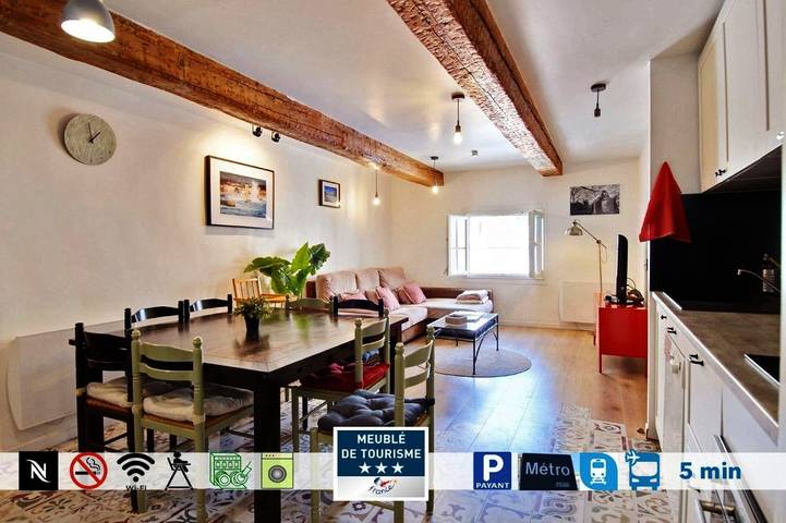 Gîte pour 8 personnes dans Gare De Marseille Saint Charles