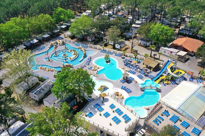 Maison de vacances pour 6 personnes, avec piscine ainsi que jacuzzi et sauna à Messanges