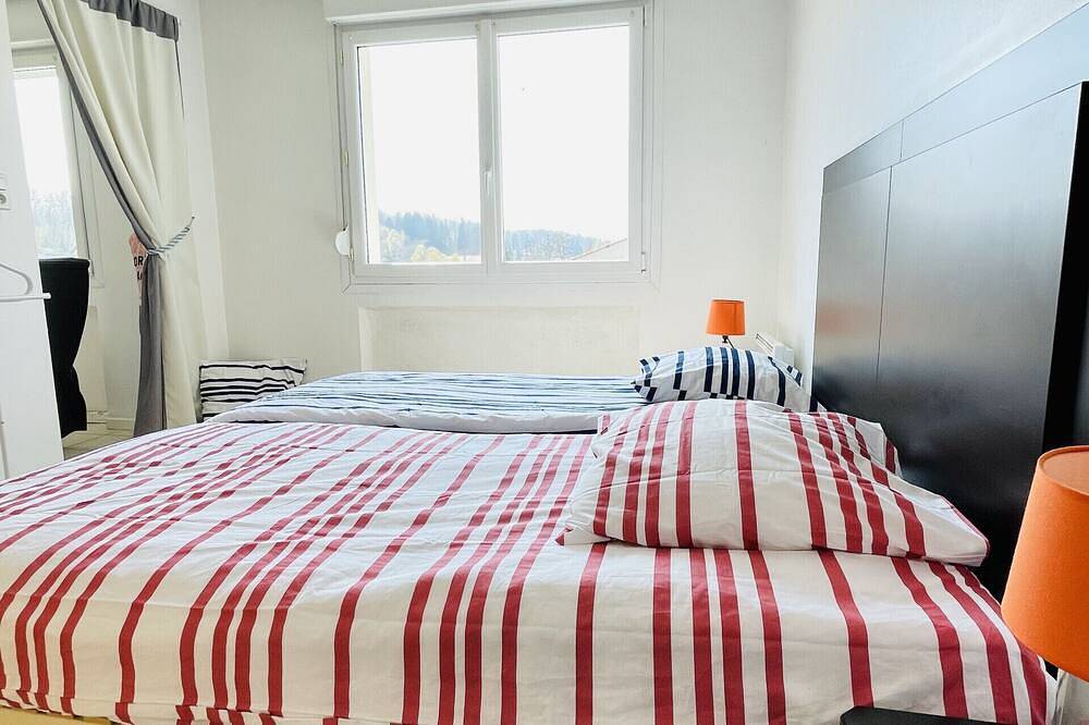 Entire apartment, Valery : Apartment at 300 meters from the thermal baths (Public and unlimited parking) in La Vôge-les-Bains, Épinal region