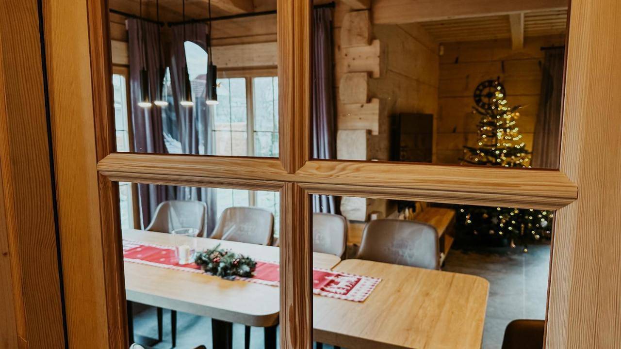 Chaty Wald in Ściegny, Sudety (Polska)