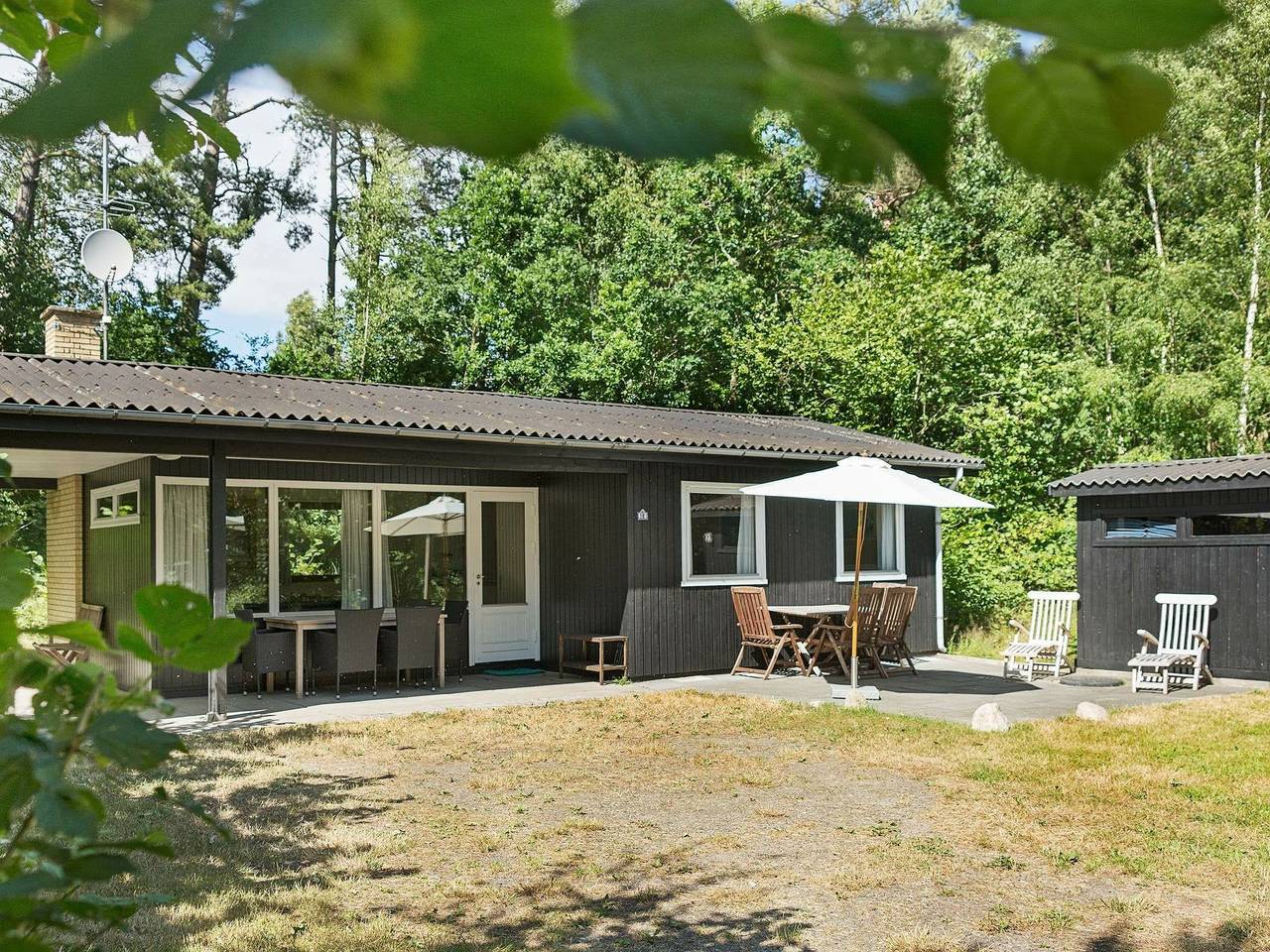 Versteckter Strand Ruckzug in Østre Sømarken, Pedersker