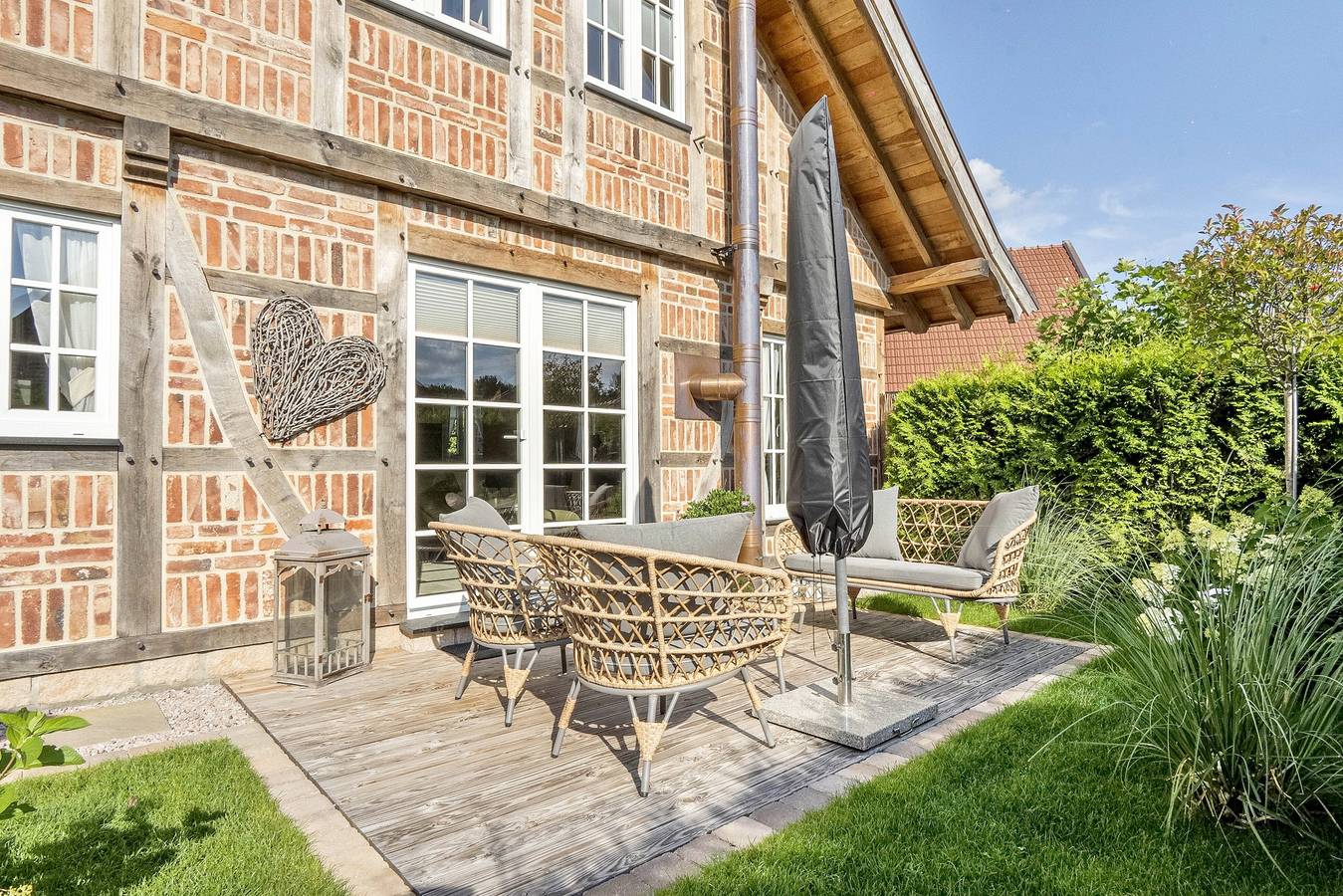 Holiday Home 'Exklusives Ferienhaus' with Private Terrace, Wi-Fi and Air Conditioning in Warendorf, Kreis Warendorf