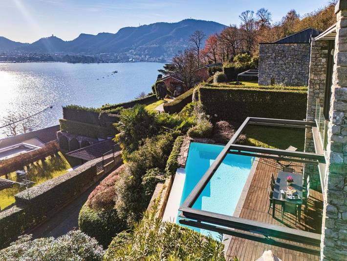 Villa für 11 Personen, mit Pool und Seeblick sowie Ausblick und Garten in Como - 3