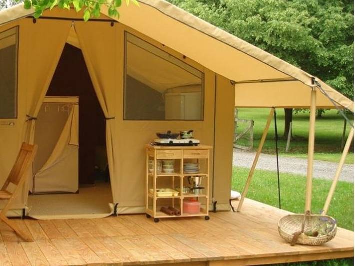 Tente pour 5 personnes, avec bassin pour enfant dans le Lot - 3