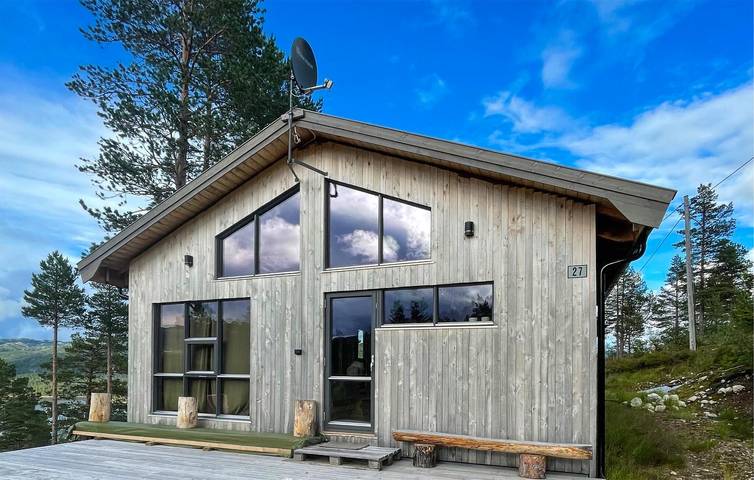 Ferienhaus für 8 Personen, mit Terrasse und Garten sowie Seeblick, mit Haustier in Åseral - 2