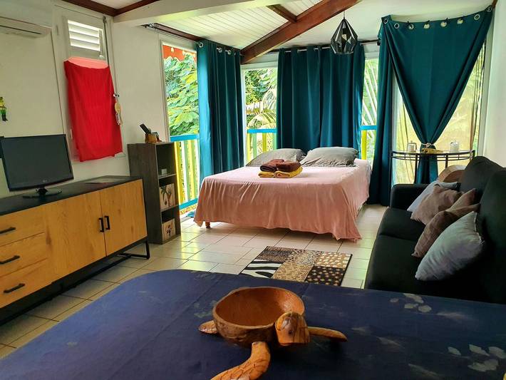 Appartement de vacances pour 2 personnes, avec jardin et piscine, animaux acceptés - 1