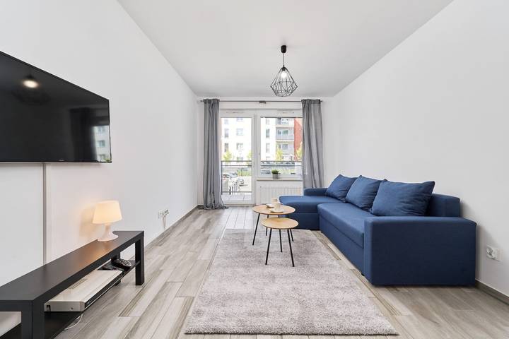 Ferienwohnung für 4 Personen, mit Balkon, kinderfreundlich in Breslau
