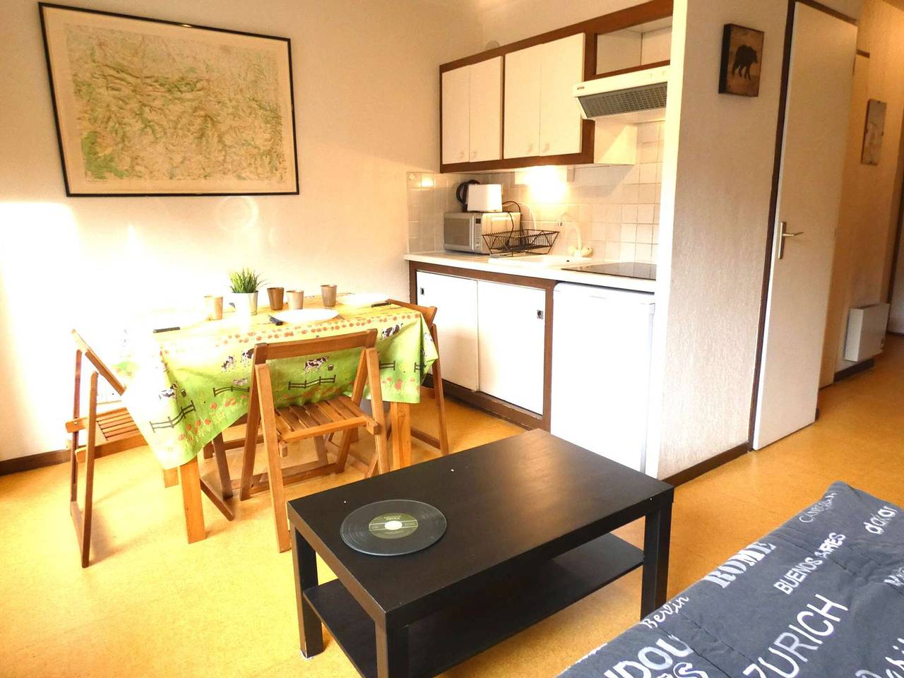 Ganze Wohnung, Gemütliche Ferienwohnung mit Balkon, Fitnessraum und Sauna, in Pistennähe für 4 Personen in Vignec, Nationalpark Pyrenäen