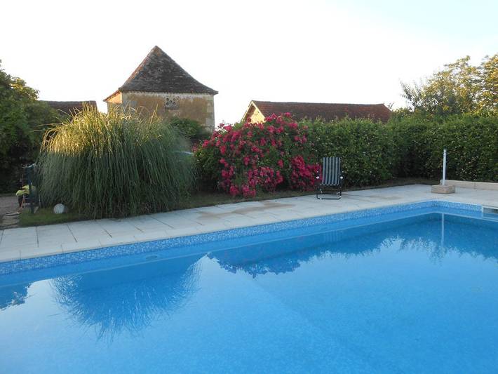 Chambre d’hôte pour 2 personnes, avec piscine et jardin à Le Buisson-de-Cadouin