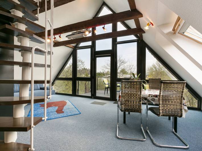 Ferienwohnung für 4 Personen, mit Balkon und Terrasse sowie Garten in Parchtitz - 2