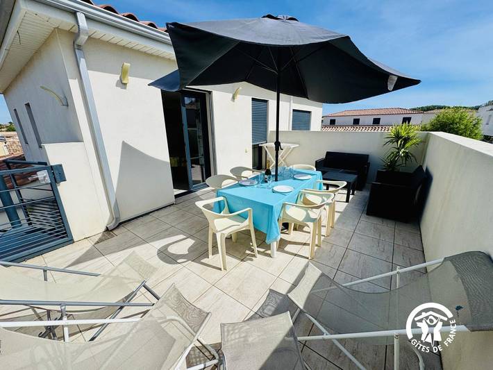 Gîte pour 5 personnes, avec terrasse