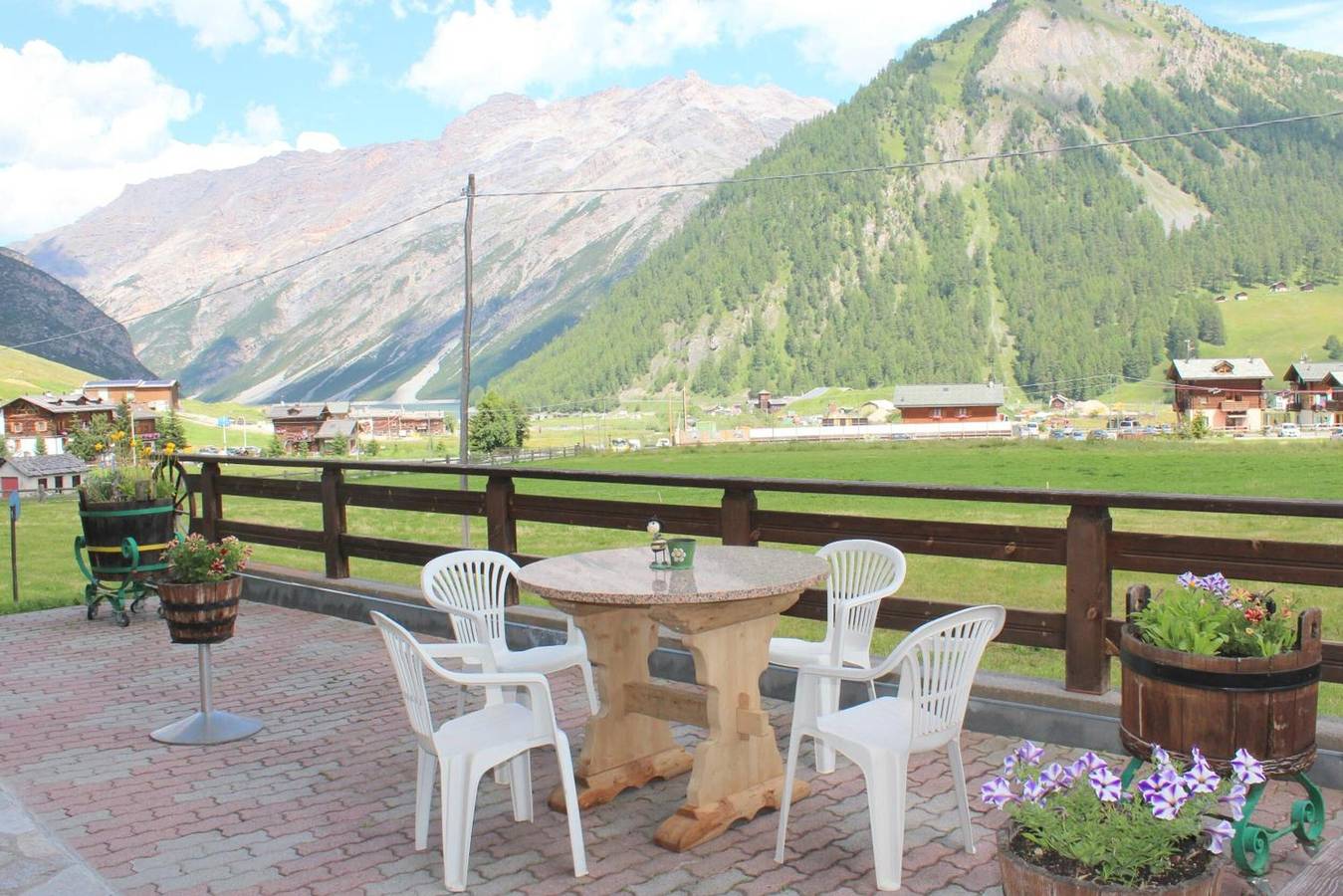 Appartamento 6 con vista montagna, giardino in comune e Wi-Fi in Livigno (Borgo), Livigno