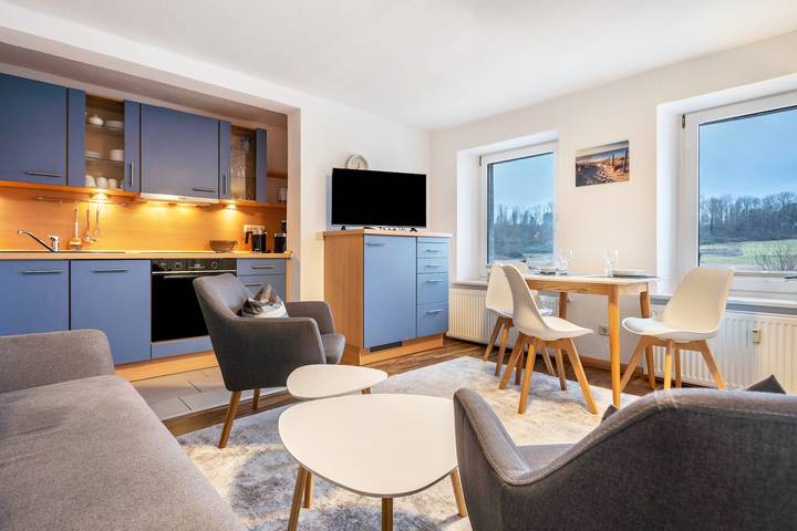 Geheel appartement, Appartement '1 Havelland' met Uitzicht op het Meer, Privéterras en Wi-Fi in Seedorf (Sellin), Sellin