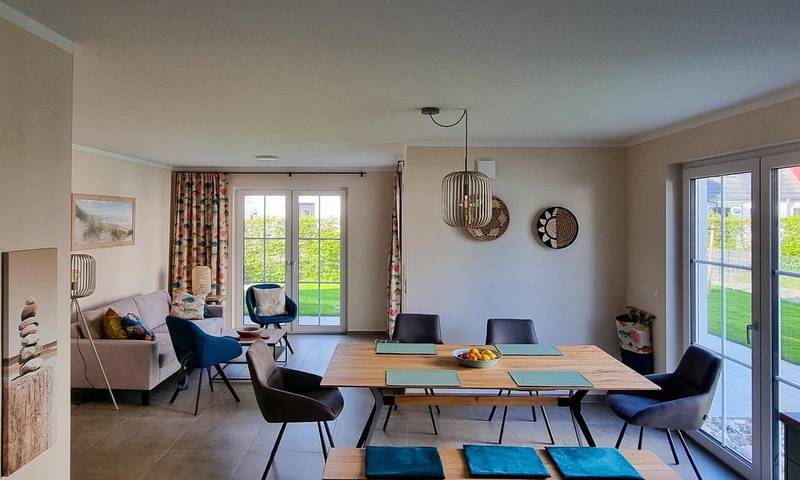 Ferienwohnung für 6 Personen, mit Terrasse und Garten sowie Sauna