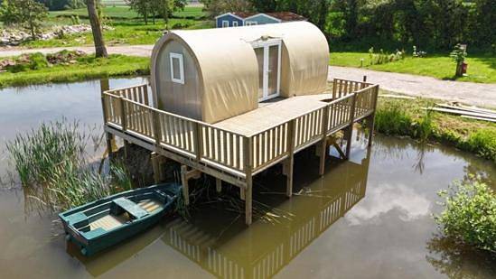 Location de vacances pour 4 personnes, avec vue ainsi que terrasse et vue sur le lac à Steenvoorde - 3