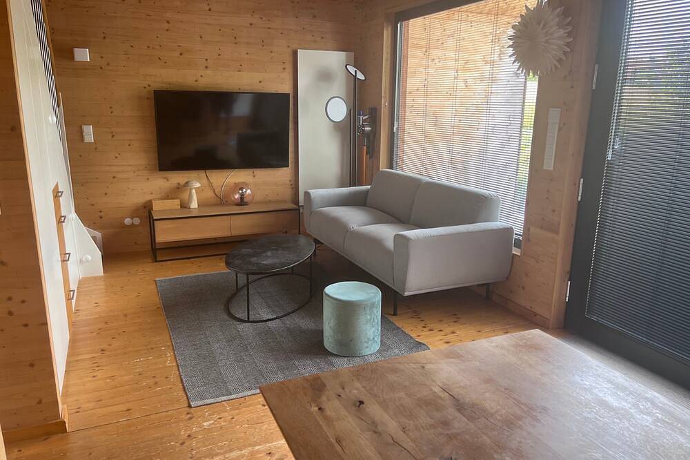 Ferienhaus an der Wasserkuppe mit Terrasse, Wlan & Klimaanlage in Poppenhausen, Rhön-Hessen