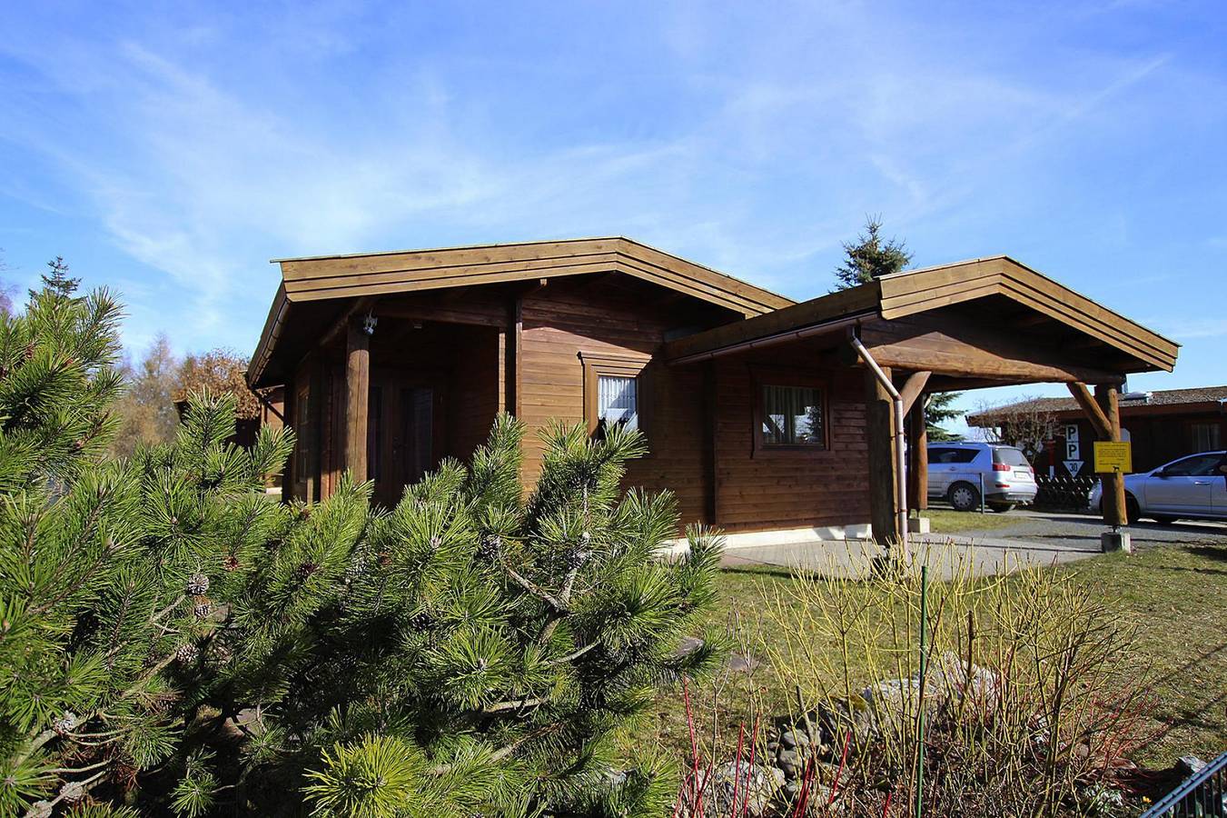 Blockhütte in Hasselfelde am Hexenstieg in Hasselfelde, Harzvorland