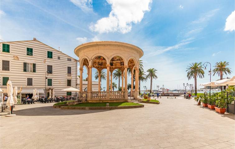 Appartamento intero, Appartamento vista mare con parcheggio e internet in Bagni Ariston, Rapallo