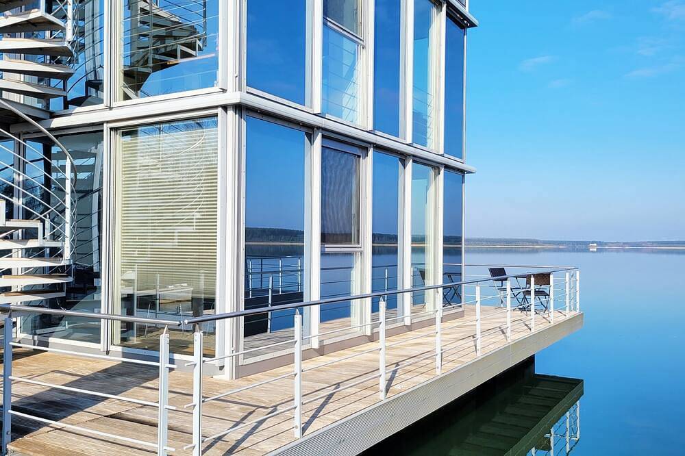 Ganze Wohnung, Floating apartment rooftop in Geierswalde, Elsterheide