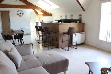 Gîte pour 6 personnes, avec jardin et balcon à Folembray