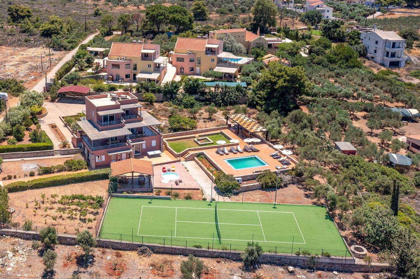 Villa für 14 Personen mit Garten in Kalathas, Akrotiri (Chania)