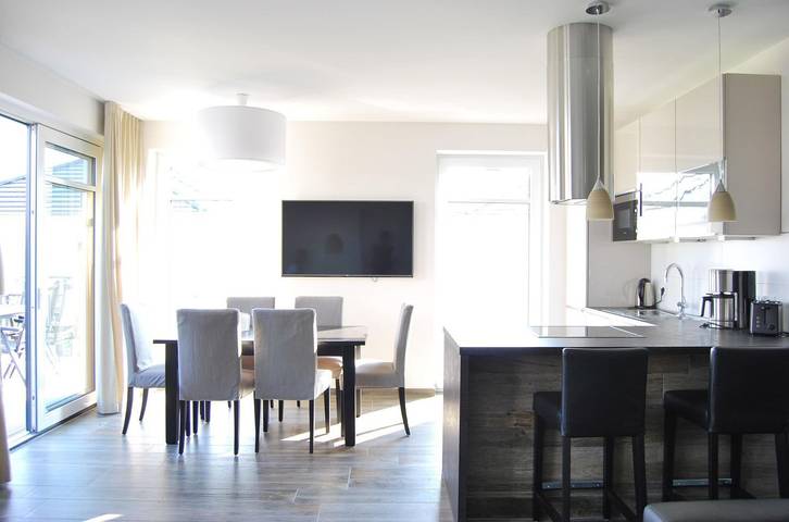 Ferienwohnung für 6 Personen, mit Balkon und Garten sowie Sauna in Fehmarnsund