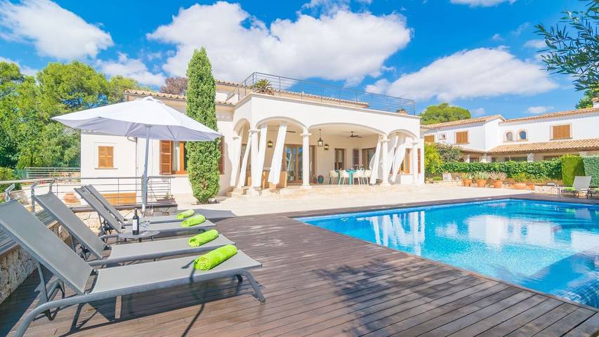 Maison de vacances pour 8 personnes, avec piscine et jardin à Porto Cristo