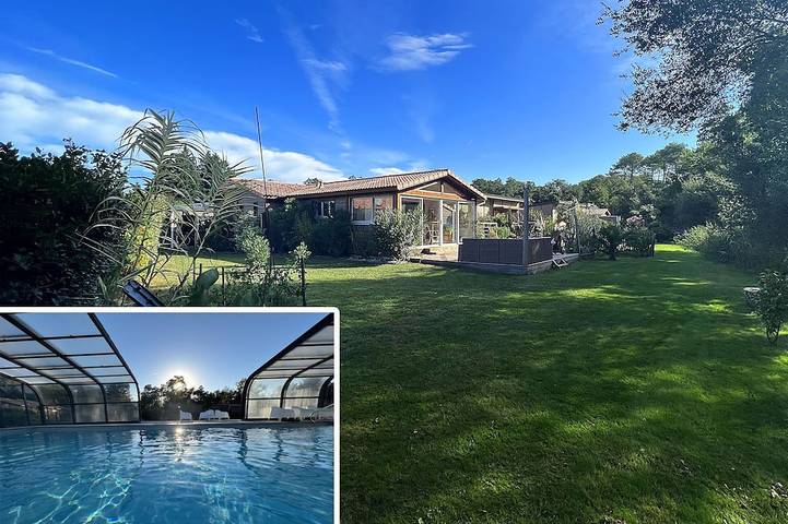 Chalet pour 6 personnes, avec piscine, animaux acceptés