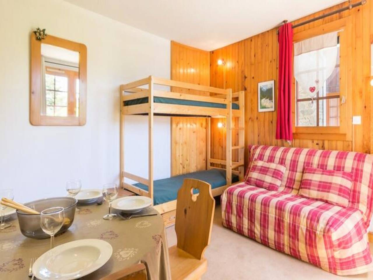 Apartamento entero, En el corazón de Montchavin, encantador estudio. in La Plagne, Bellentre