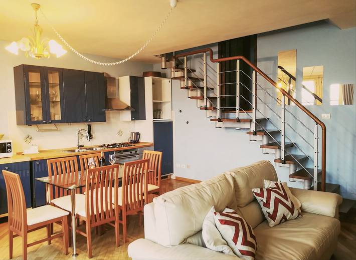 Ferienwohnung für 6 Personen, mit Balkon und Garten sowie Ausblick und Seeblick in Comune di Verbania