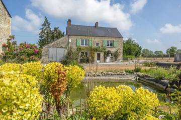 Gîte pour 8 personnes, avec jardin à Mandeville-en-Bessin