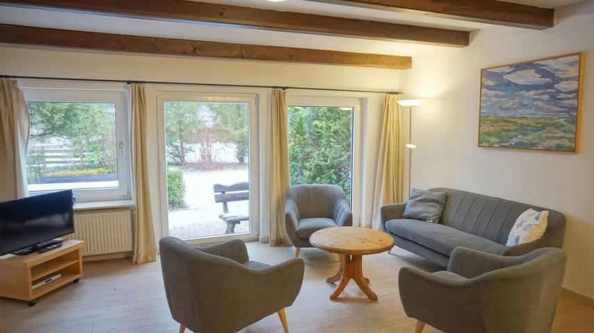 Ferienhaus für 7 Personen, mit Garten