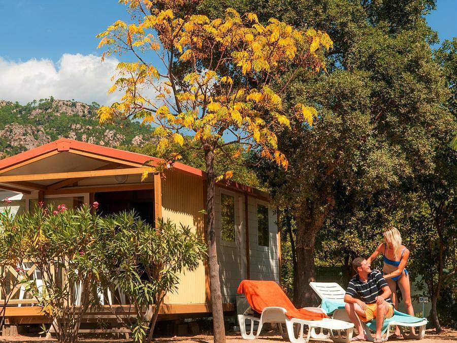 Camping Acqua E Sole - Mobilhome 5 personas - Classic | 2 Dormitorios | 5 Pers | Terraza individual | Aire acondicionado in Conca, Distrito de Sartène