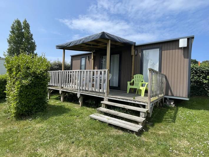 Camping pour 5 personnes, avec terrasse ainsi que bassin pour enfant et piscine dans Côte d’Émeraude - 3