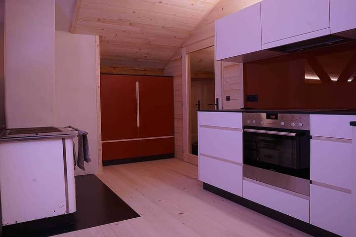 Hütte für 5 Personen, mit Garten in Au