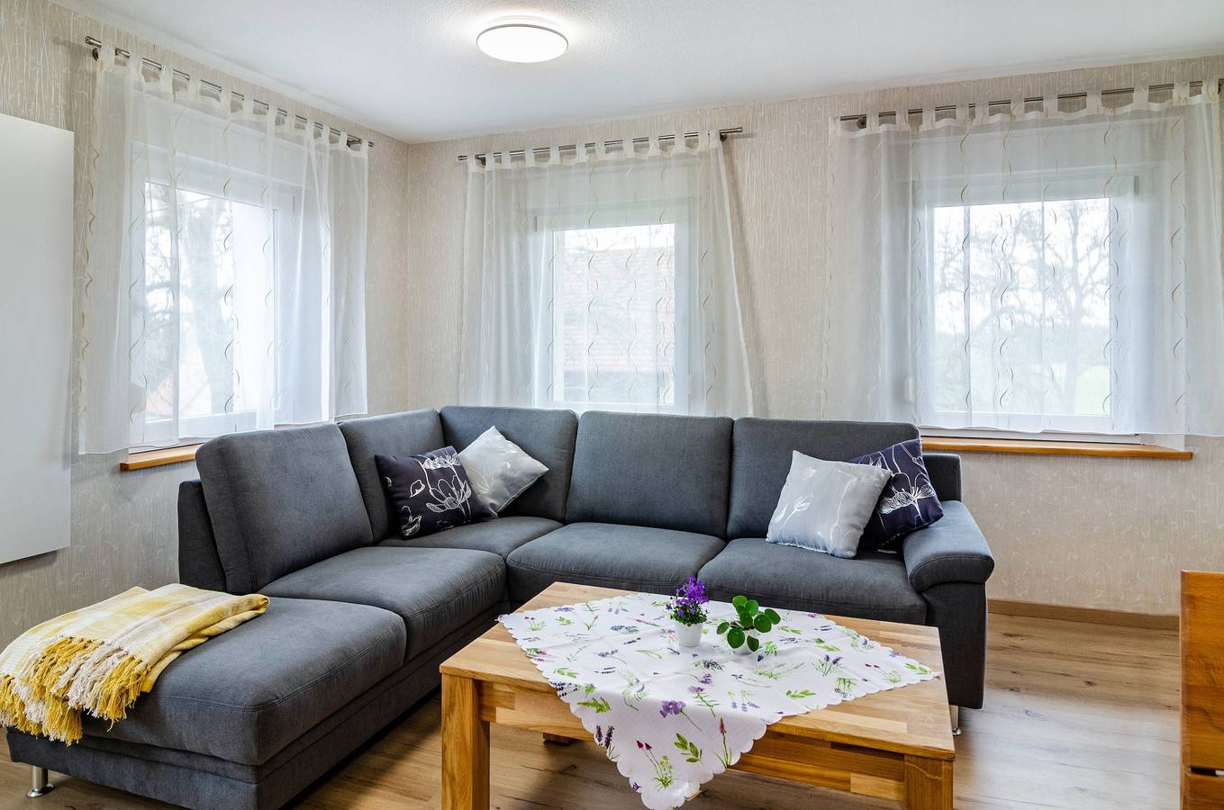 Ganze Wohnung, Ferienwohnung "Lidobo 01" mit Bergblick, Balkon und Wlan in Herdwangen-Schönach, Region Bodensee-Oberschwaben