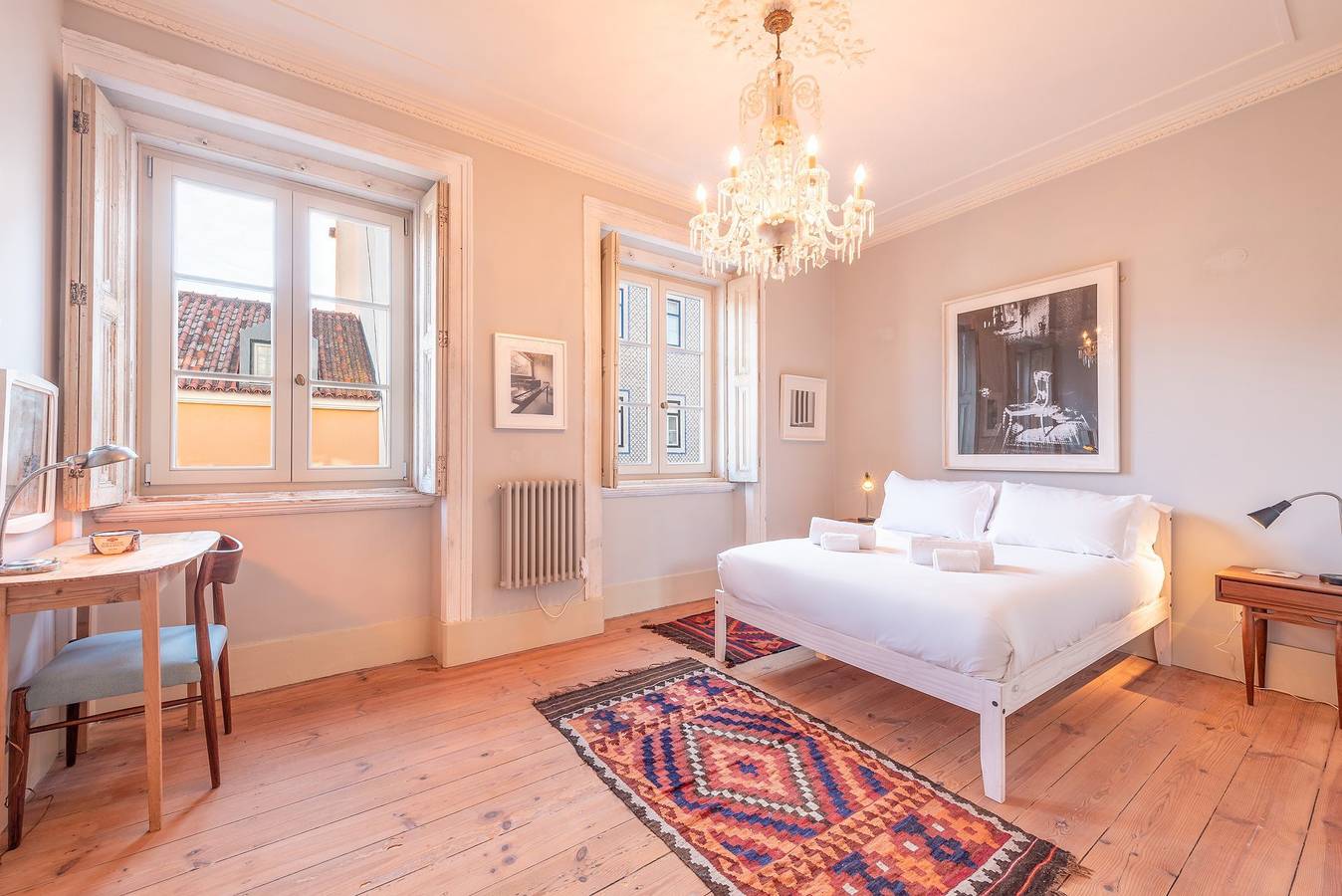 Geheel appartement, Vakantieappartement voor 4 personen met tuin in Lapa, Lissabon