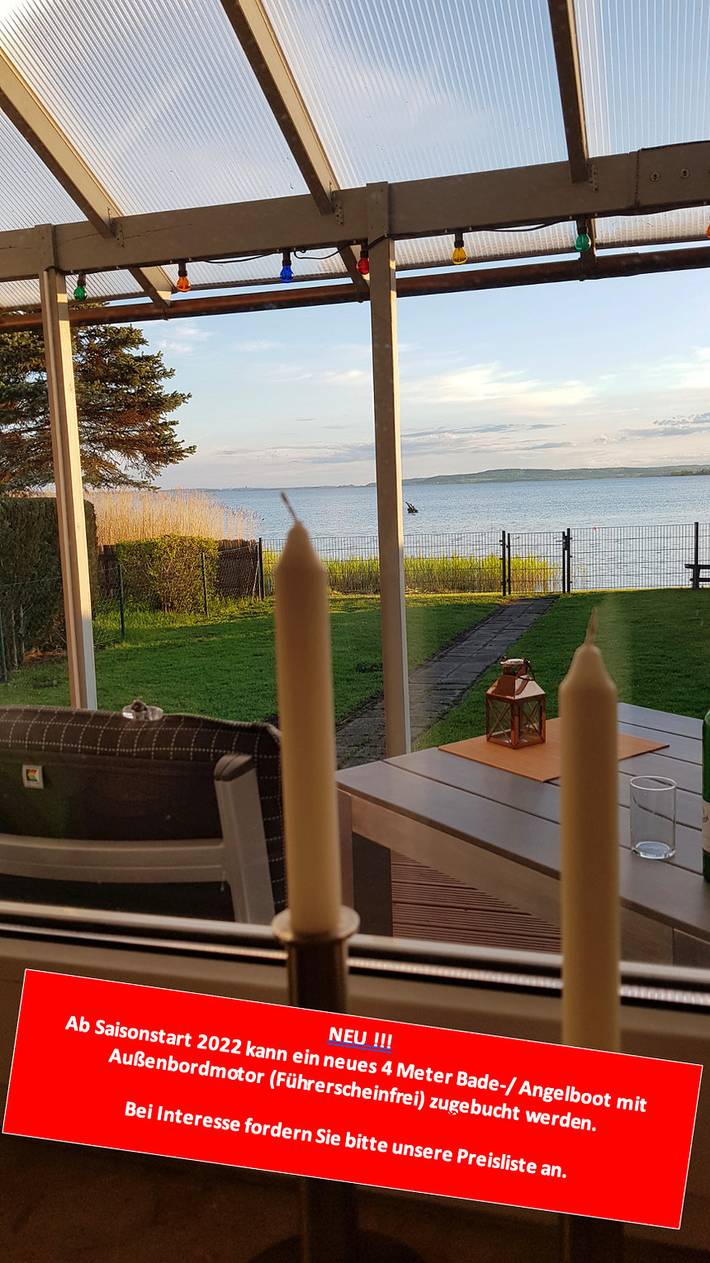 Bungalow für 2 Personen, mit Terrasse und Garten sowie Ausblick
