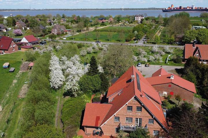 Ferienwohnung für 3 Personen, mit Garten, mit Haustier in Krautsand