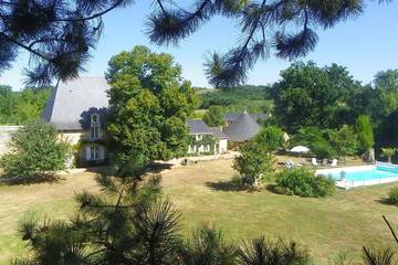 Château pour 14 personnes, avec jardin dans Maine-et-Loire