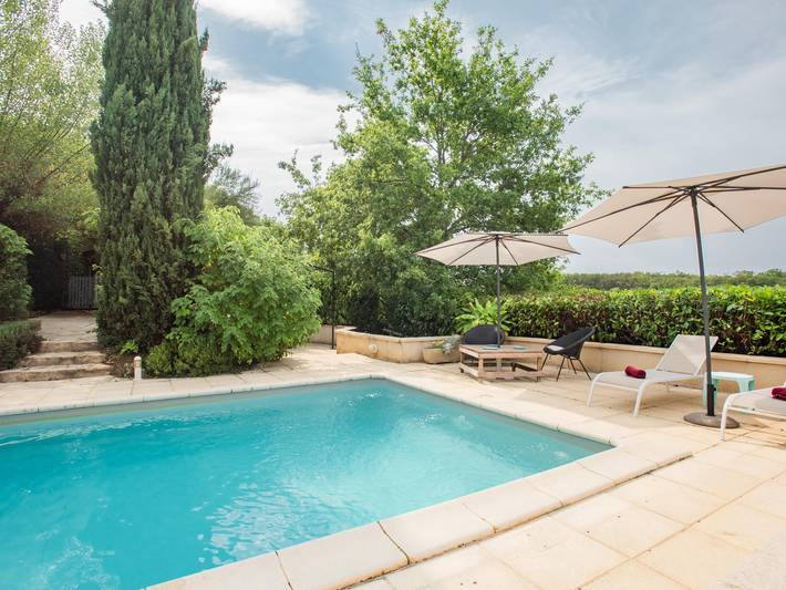 Maison de vacances pour 9 personnes, avec terrasse et piscine