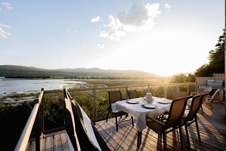 Location de vacances pour 6 personnes, avec vue et balcon, animaux acceptés dans Baie-Saint-Paul