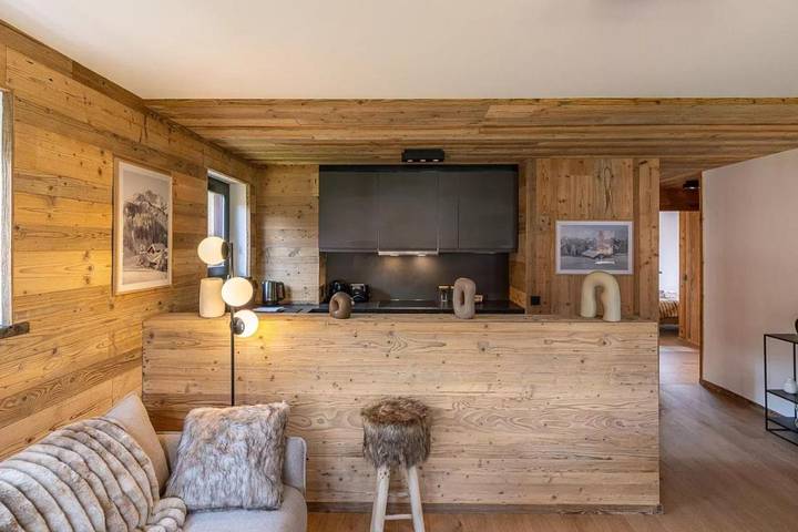 Gîte pour 4 personnes, avec balcon dans Patinoire Centrale Patinoire Exterieure Megeve - 2